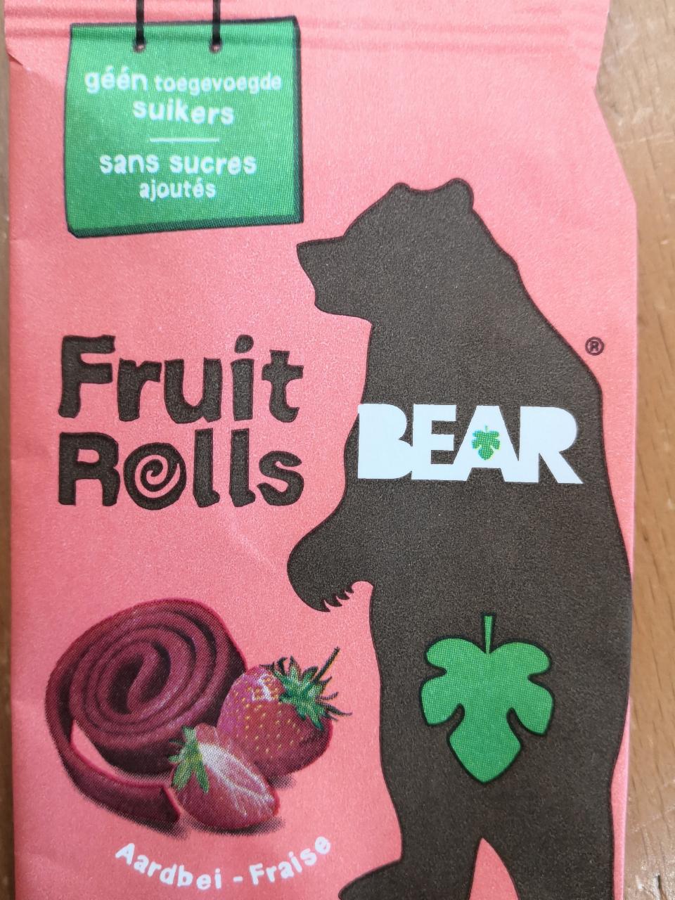 Fotografie - Fruit Rolls Aardbei - Fraise Bear