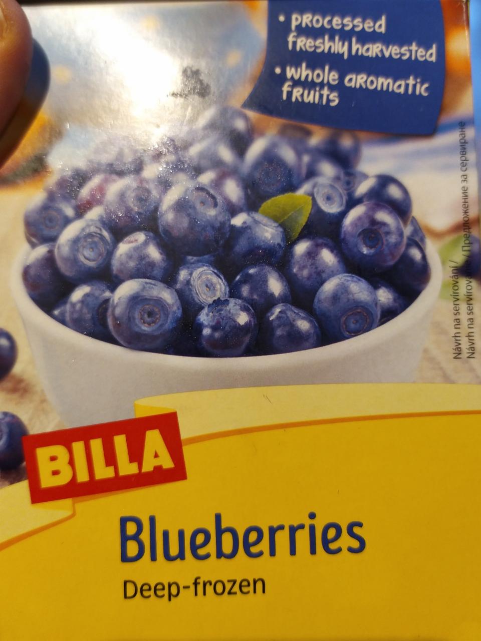 Fotografie - Blueberries Deep-frozen Billa