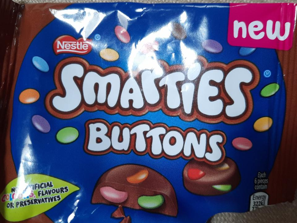 Fotografie - smarties buttons Nestlé new