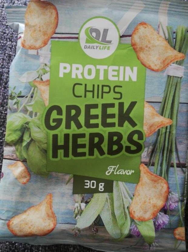 Fotografie - Chips protein Greek herbs DailyLife