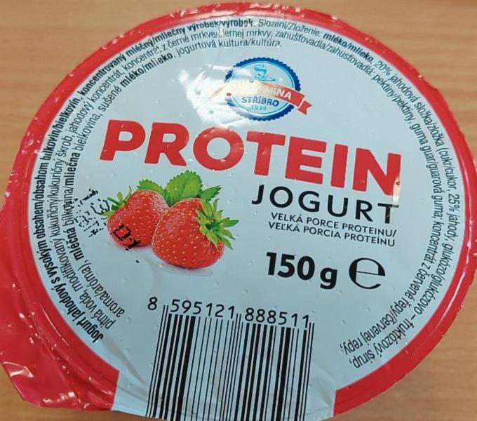Fotografie - Protein jogurt jahoda Mlékárna Stříbro