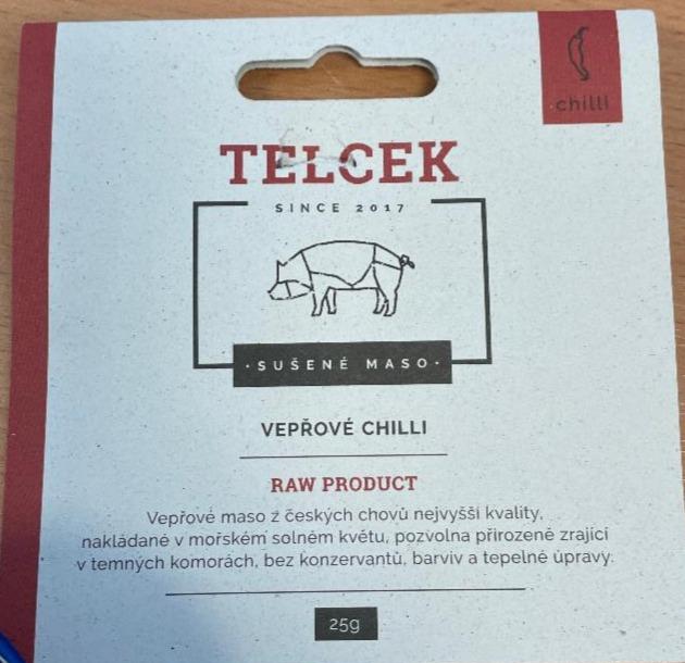 Fotografie - Sušené maso vepřové chilli Telcek
