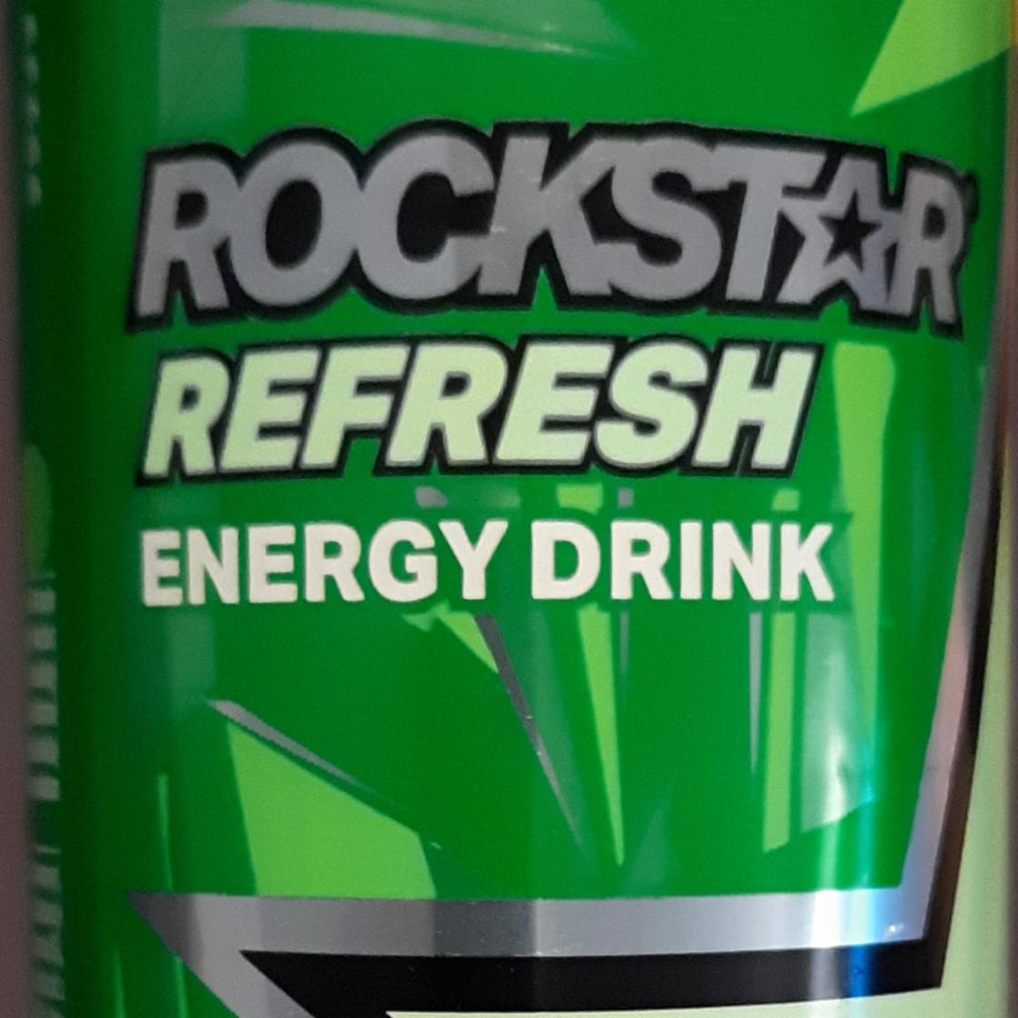 Fotografie - Refresh Energy Drink Lime & Cucumber Rockstar