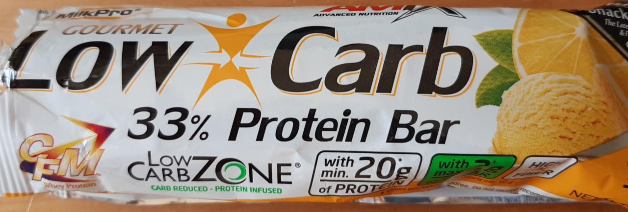 Fotografie - Low-Carb 33% Protein Bar Orange Sorbet Amix