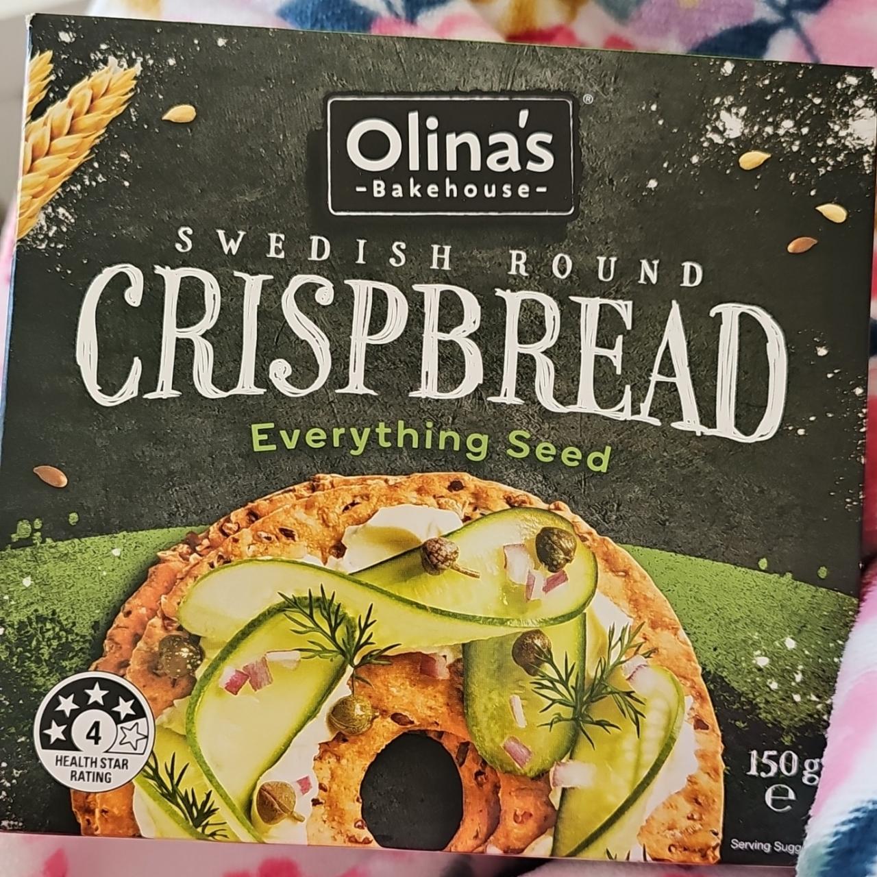 Fotografie - Swedish round Crispbread Everything seed Olina's Bakehouse