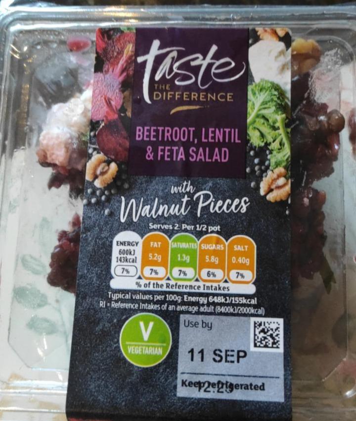 Fotografie - Beetroot, Lentil & Feta salad Taste the Difference