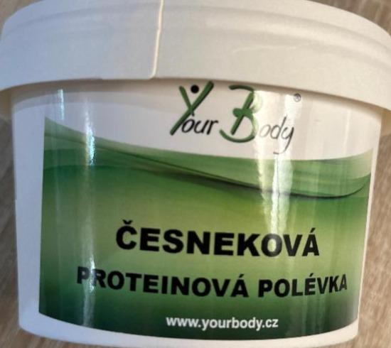 Fotografie - proteinová polévka česneková YourBody