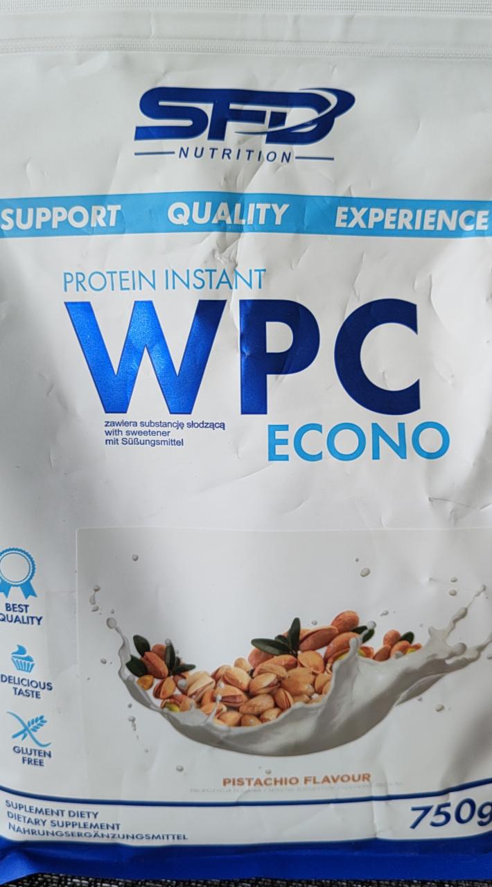 Fotografie - Protein instant WPC Econo pistachio flavour SFD Nutrition