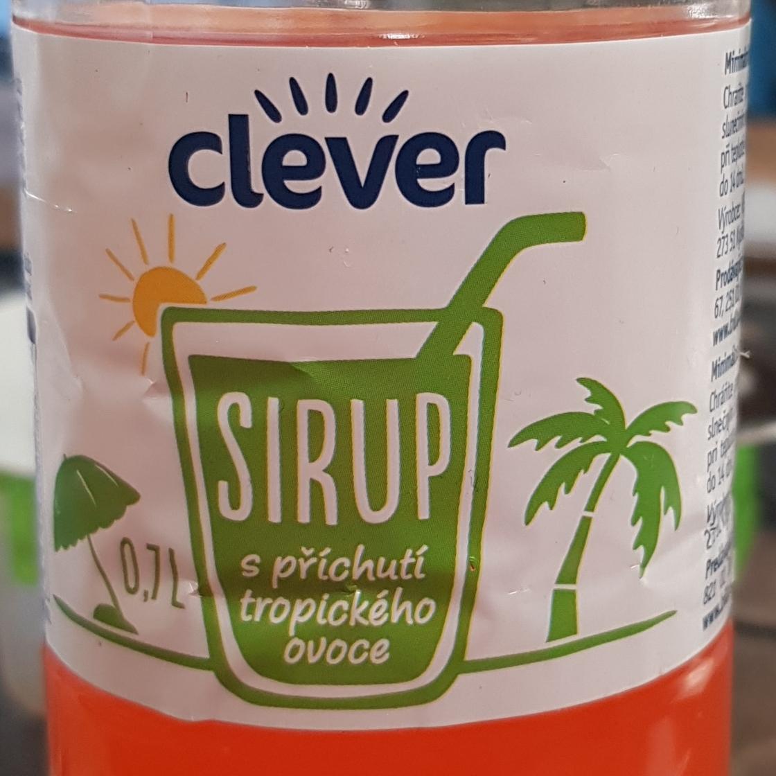Fotografie - Sirup s příchutí tropického ovoce Clever