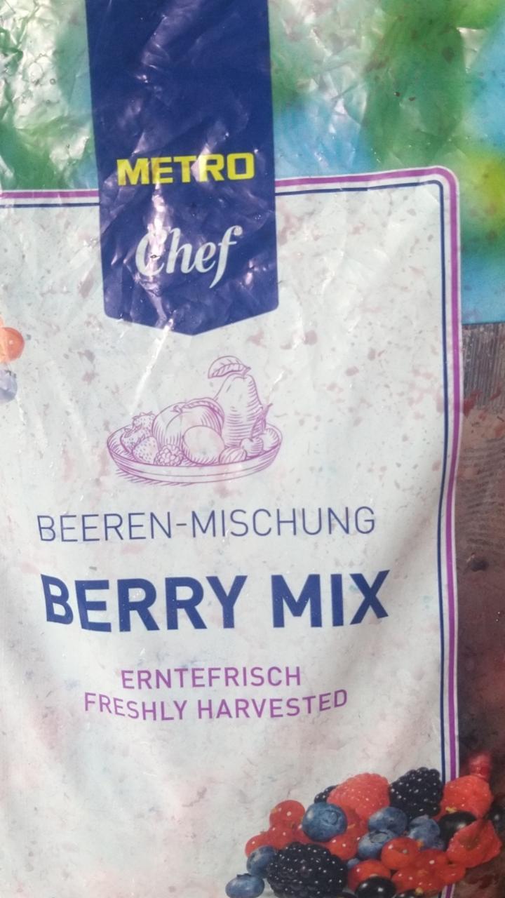 Fotografie - Berry mix ( Freshly harvested, frozen) Metro Chef