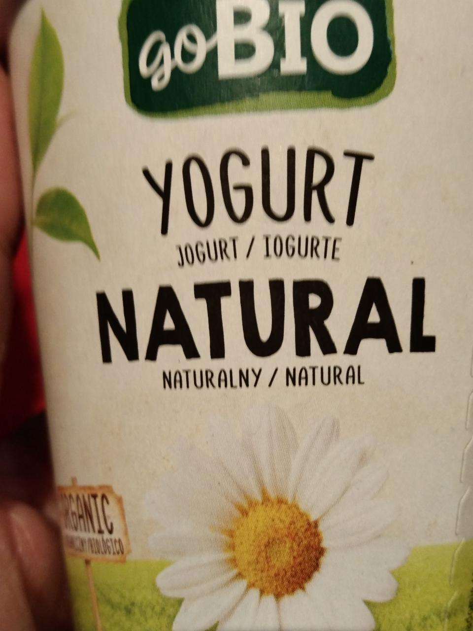 Fotografie - Jogurt Naturalny Go Bio