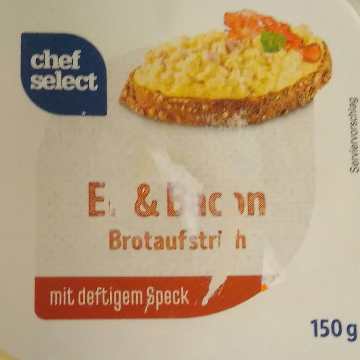 Fotografie - Ei & Bacon Brotaufstrich mit deftigem Speck Chef Select