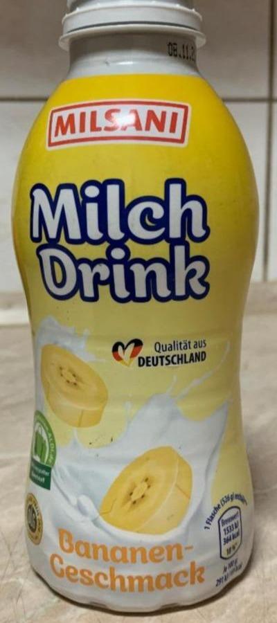 Fotografie - Milch Drink Bananen-Geschmack Milsani