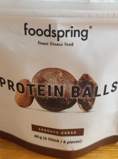 Fotografie - Protein Balls Erdnuss-Kakao Foodspring