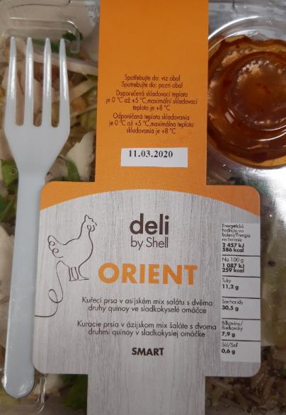 Fotografie - Orient kuřecí prsa v asijském salátu Deli by Shell
