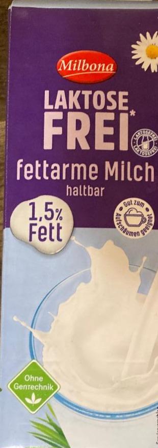 Fotografie - polotučné mléko bez laktózy Milbona