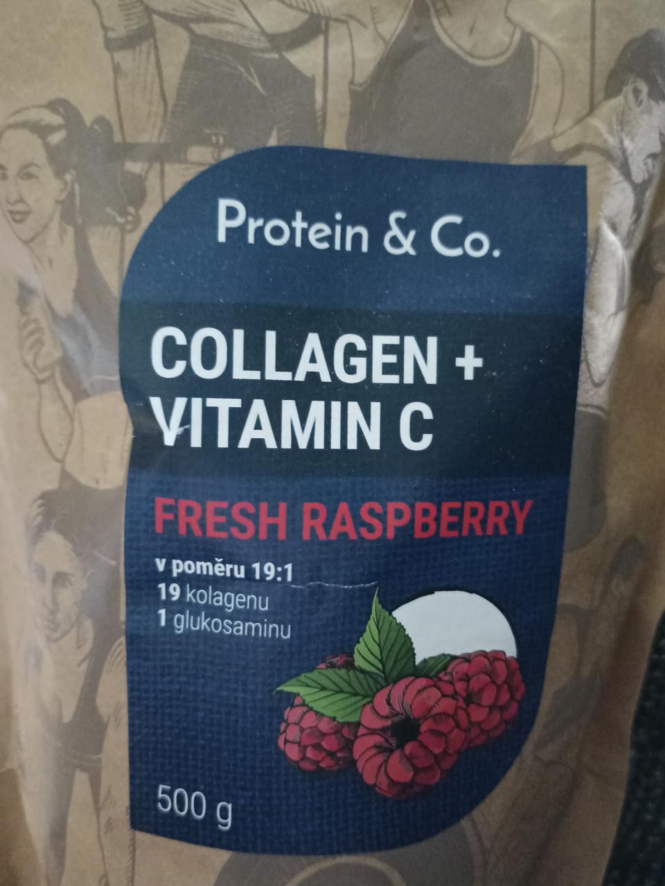 Fotografie - collagen + vitamin C fresh raspberry Protein & Co.