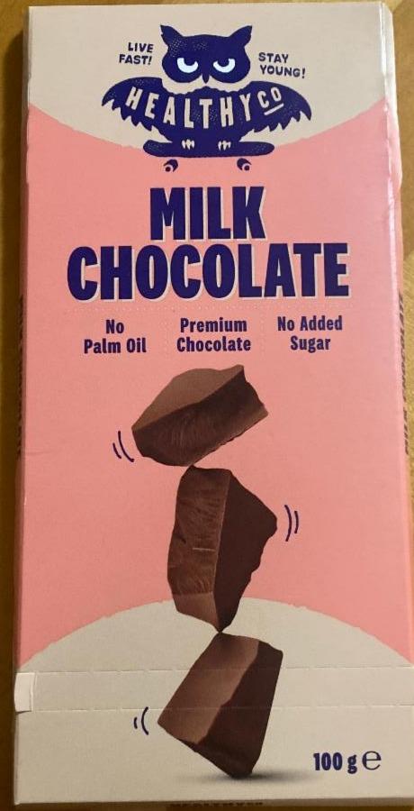 Fotografie - Mléčná čokoláda HealthyCo