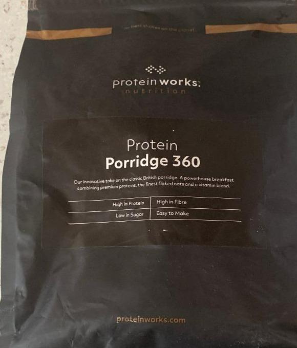 Fotografie - Protein Porridge 360 Banana Choc Chip Protein Works