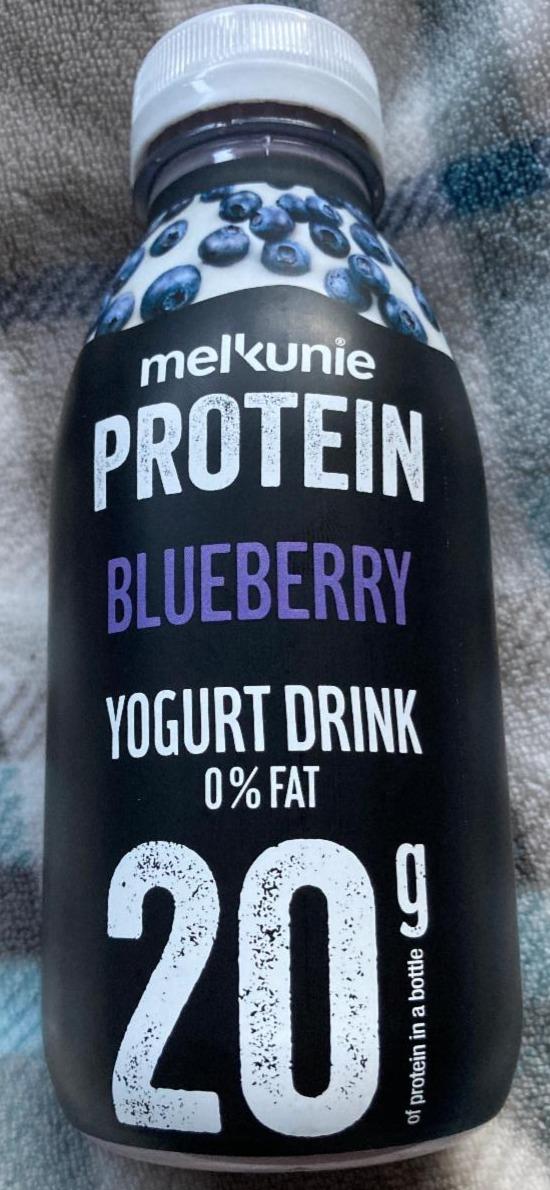 Fotografie - Protein Blueberry Yogurt Drink 0% fat 20g protein Melkunie