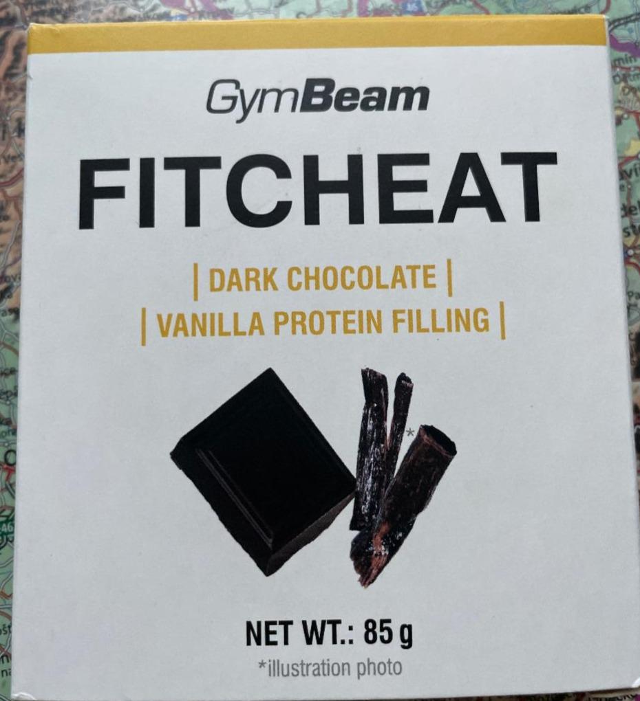 Fotografie - Fitcheat Dark Chocolate Vanilla Protein Filling GymBeam