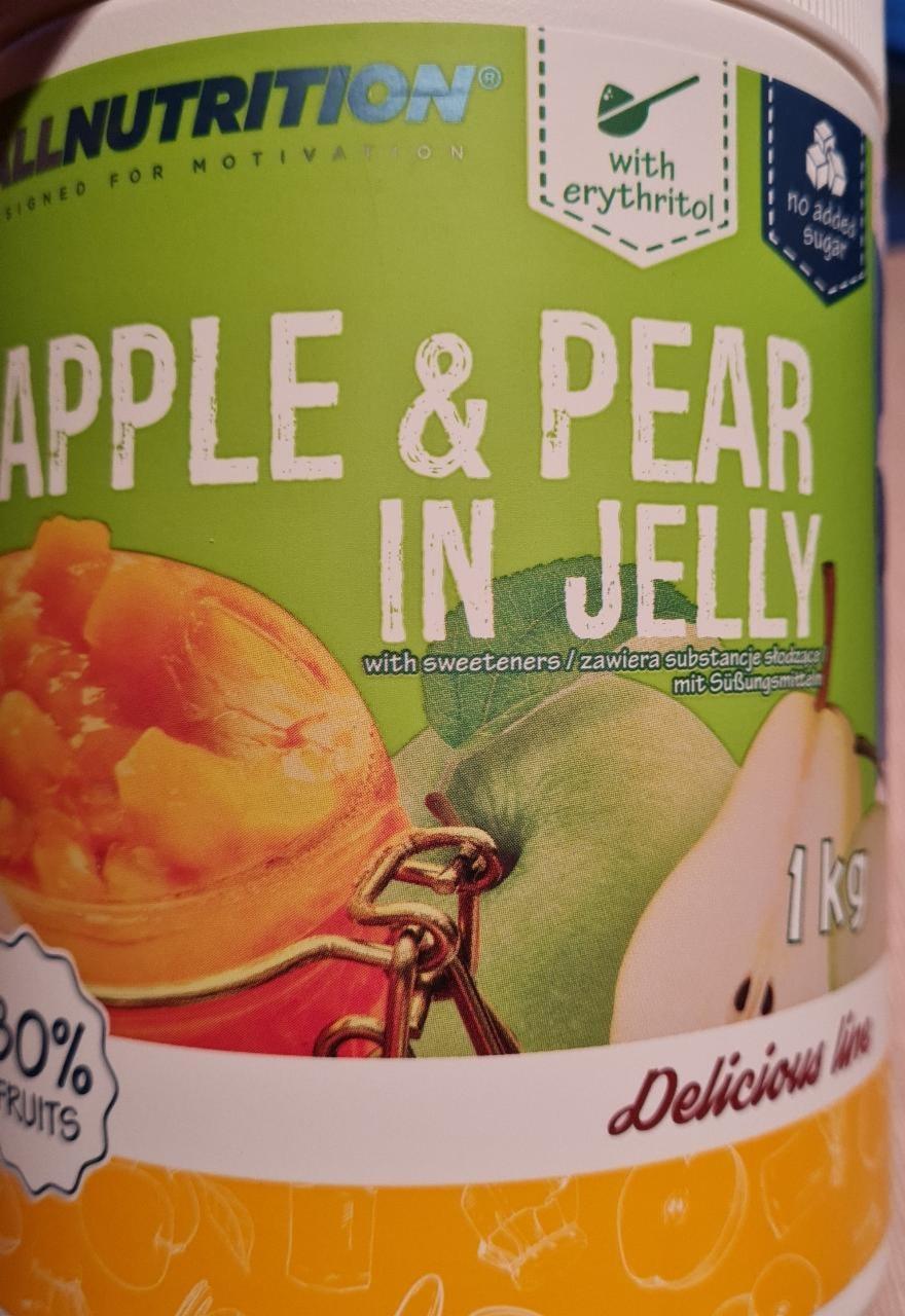 Fotografie - Apple & Pear in sugar free Jelly AllNutrition