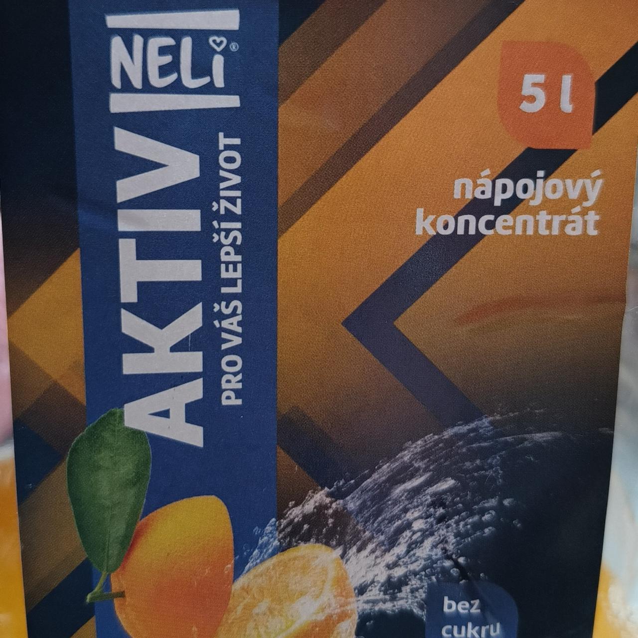 Fotografie - Aktiv nápojový koncentrát Pomeranč Neli