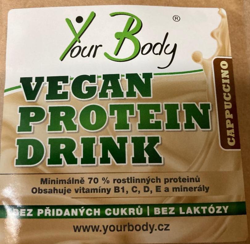 Fotografie - Vegan protein drink cappuccino YourBody