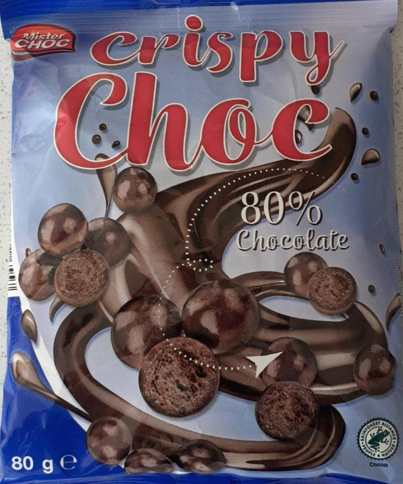 Fotografie - Crispy Choc 80% Chocolate Mister Choc