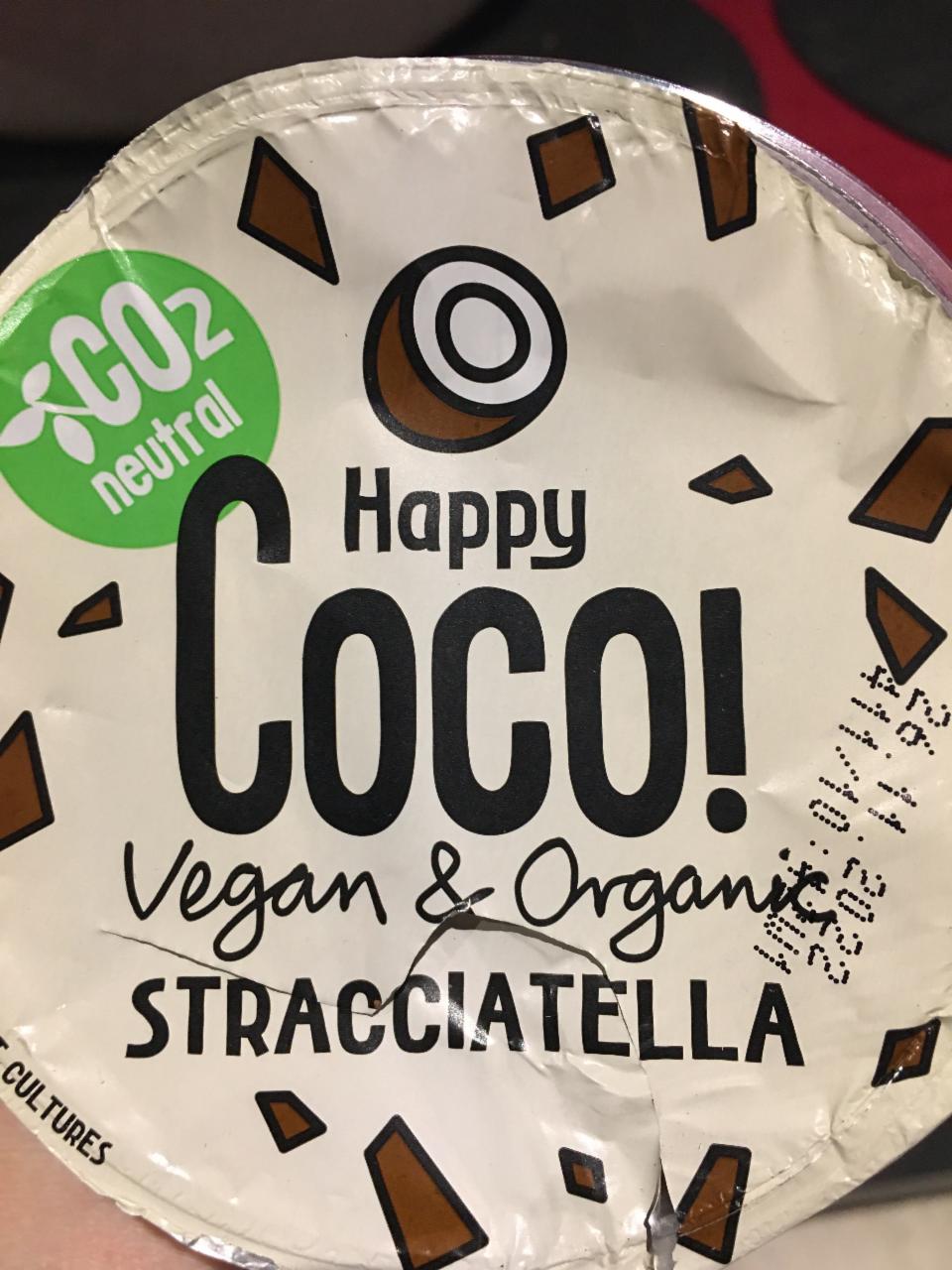 Fotografie - Vegan & Organic yogurt Stracciatella Happy Coco!