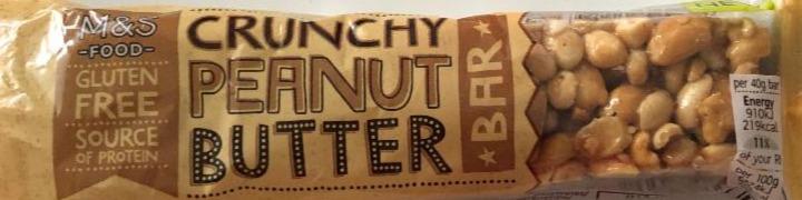 Fotografie - Crunchy peanut butter bar M&S Food