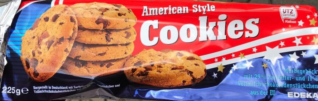 Fotografie - Cookies s kousky čokolády American Style