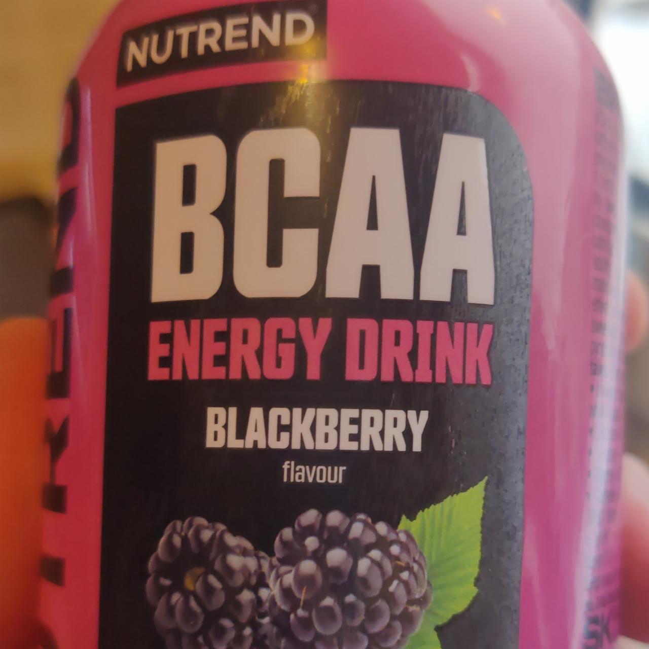 Fotografie - BCAA energy drink blackberry Nutrend
