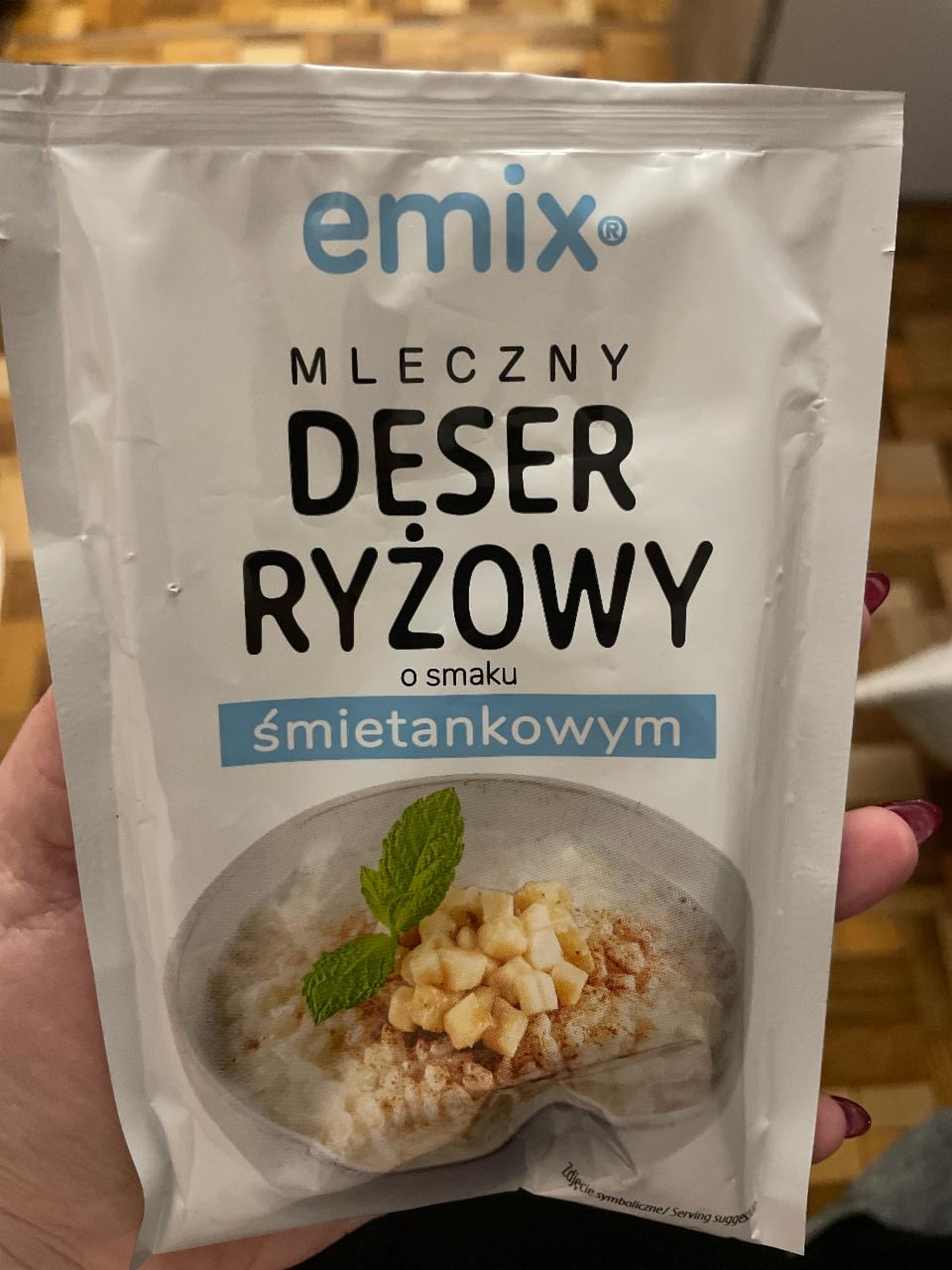 Fotografie - Mleczny Deser ryżowy o smaku śmietankowym Emix