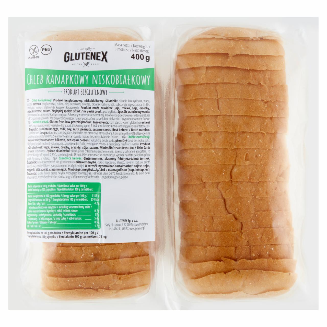 Fotografie - chléb bezlepkový Glutenex