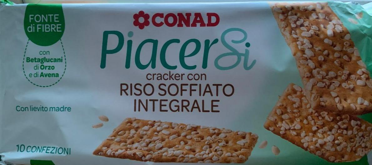 Fotografie - PiacerSi Cracker con riso soffiato integrale Conad