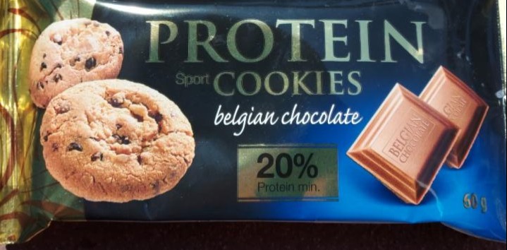 Fotografie - Protein sport cookies belgian chocolate 20 %