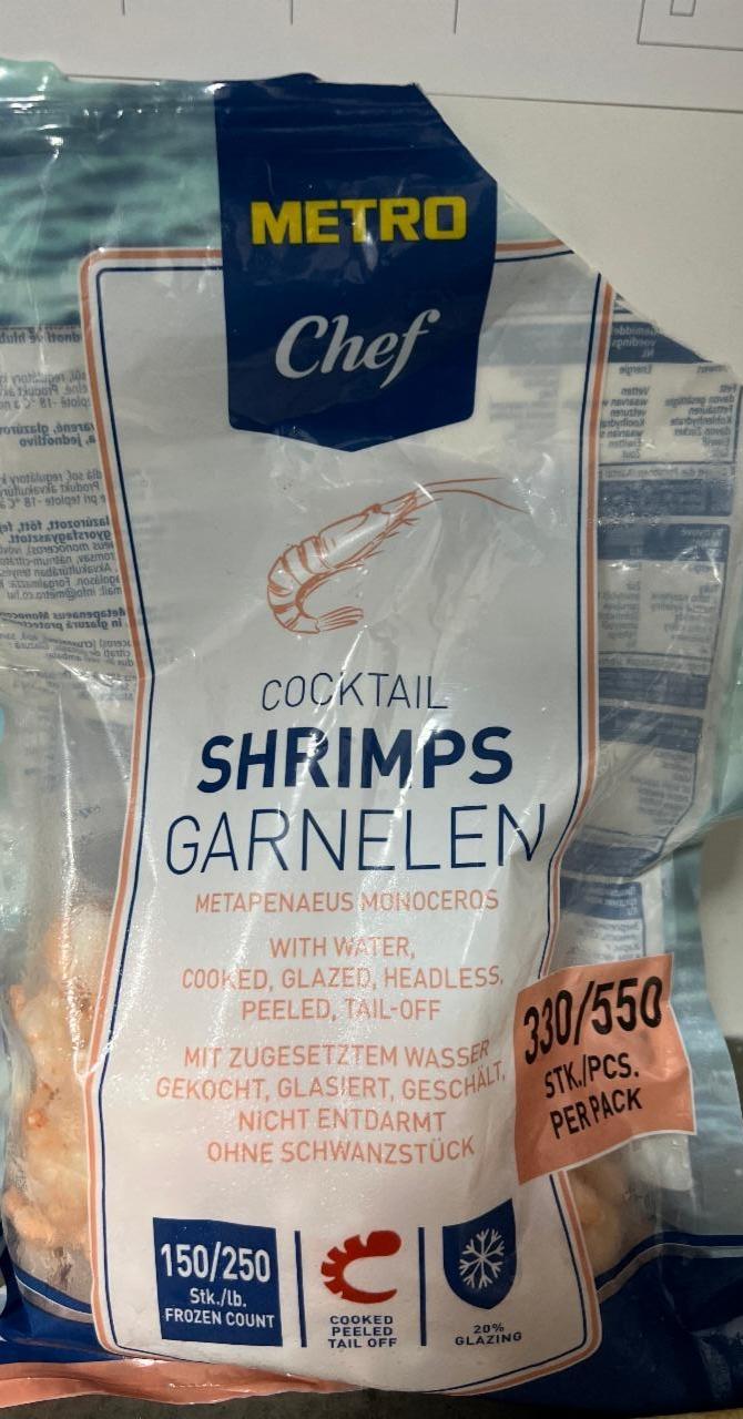 Fotografie - Cocstail shrimps garnelen Metro Chef