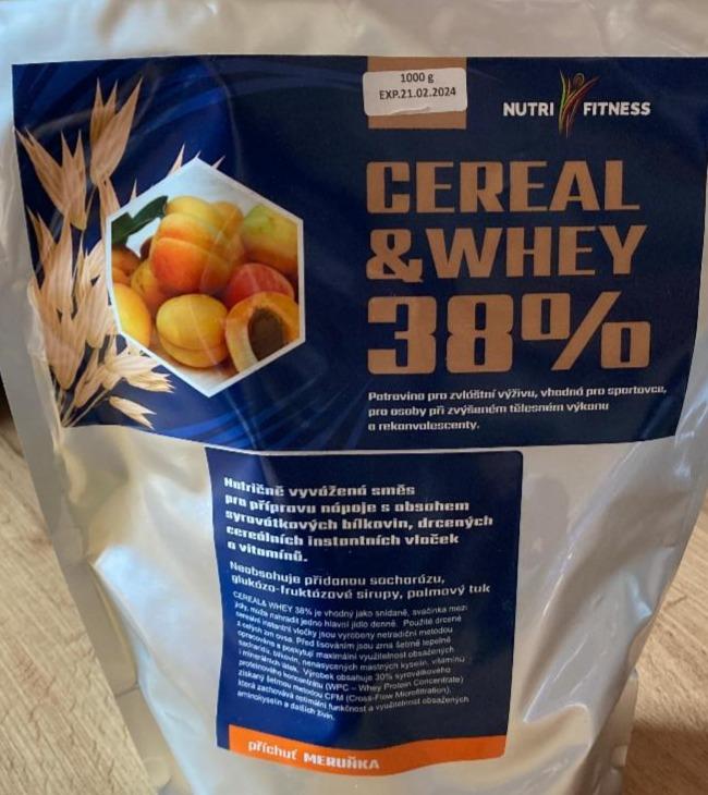 Fotografie - Nutrifitness Cereal & Whey 38% Meruňka