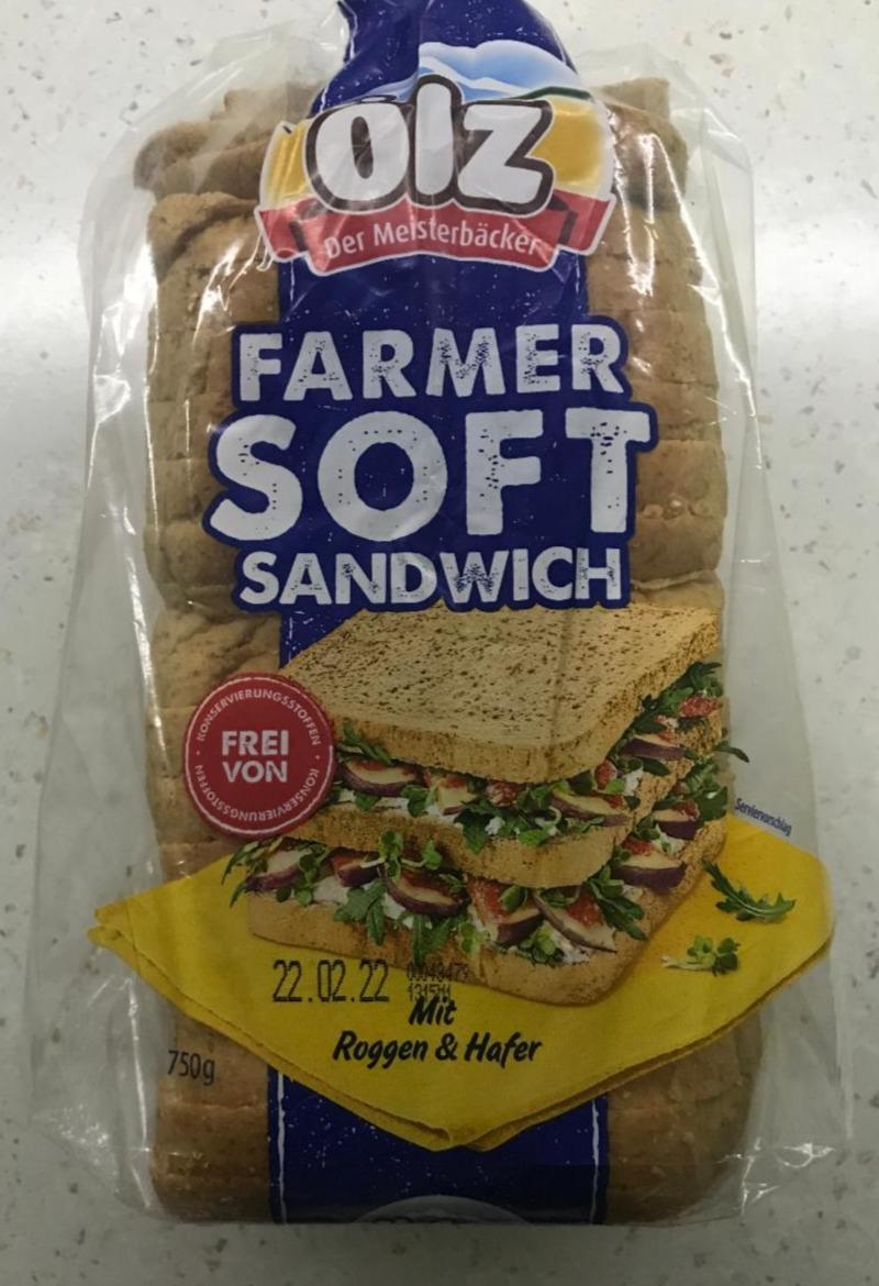 Fotografie - Farmer soft sandwich s žitem a ovsem Ölz