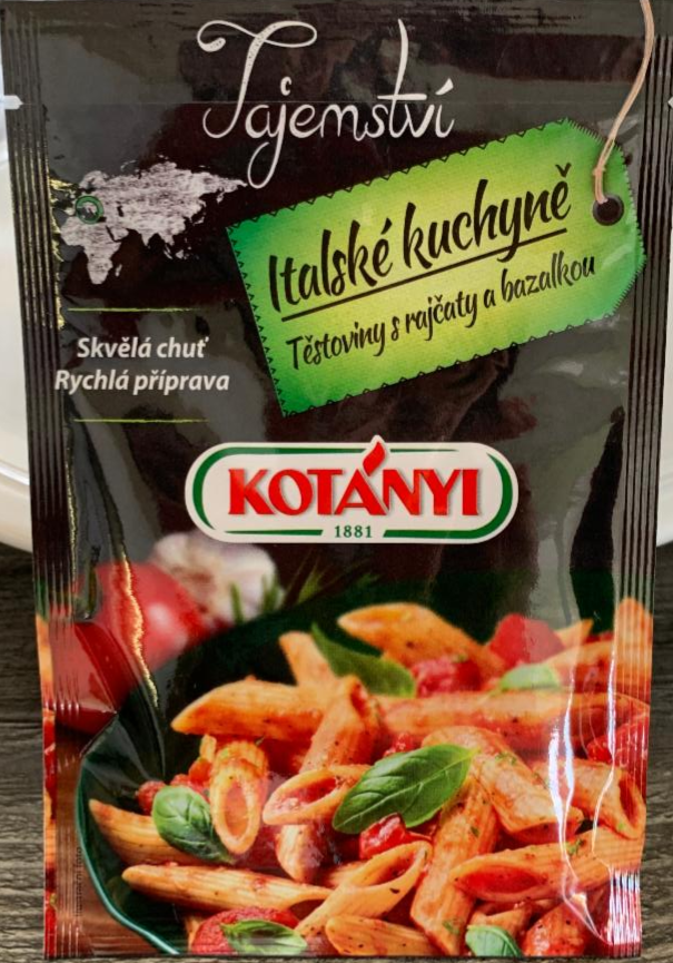 Fotografie - Tajemství italské kuchyně Těstoviny s rajčaty a bazalkou Kotányi