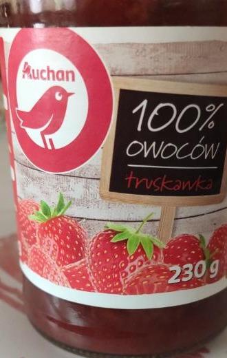 Fotografie - 100% owoców truskawka Auchan
