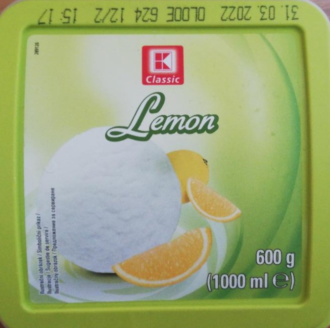 Fotografie - Lemon zmrzlina K-Classic