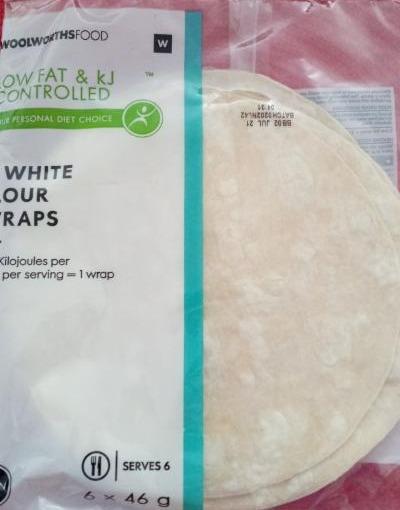 Fotografie - White flour wraps Woolworths Food