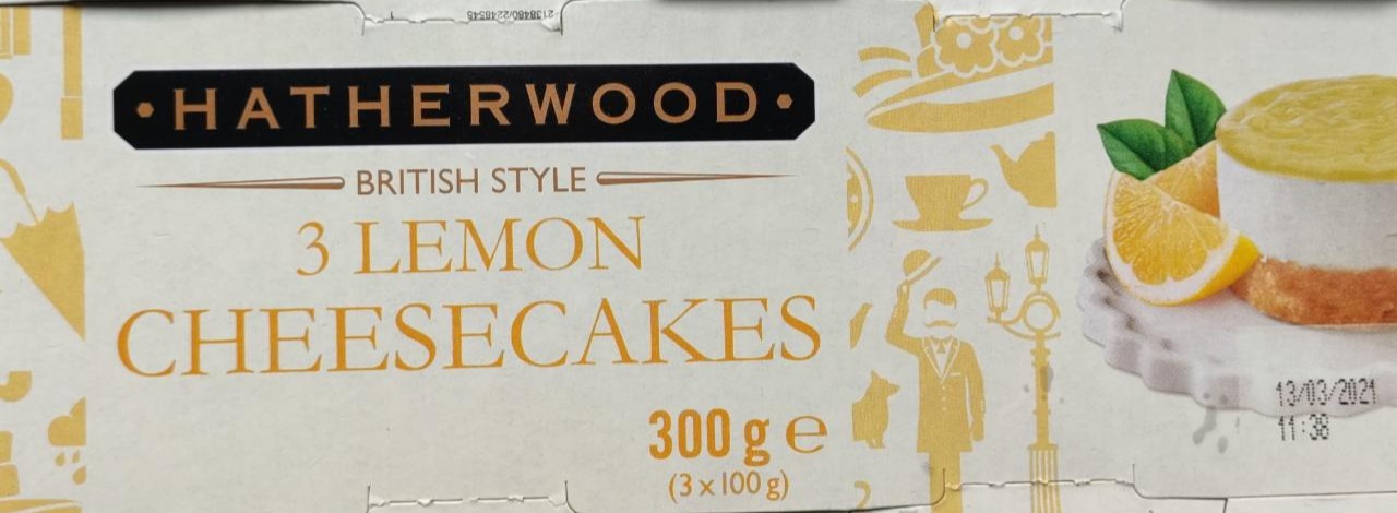Fotografie - 3 Lemon cheesecakes Hatherwood