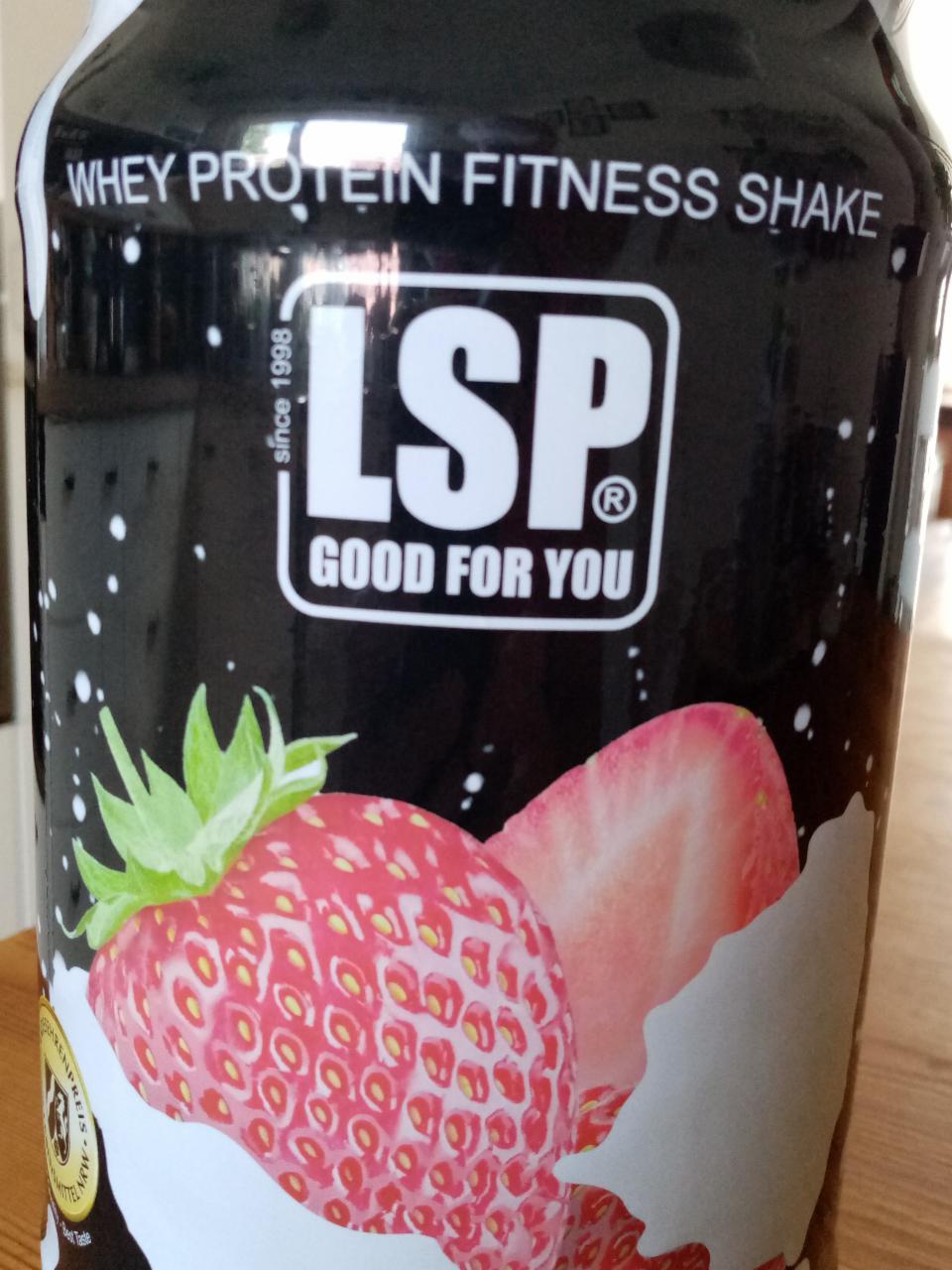 Fotografie - Whey Protein Fitness Shake Strawberry LSP