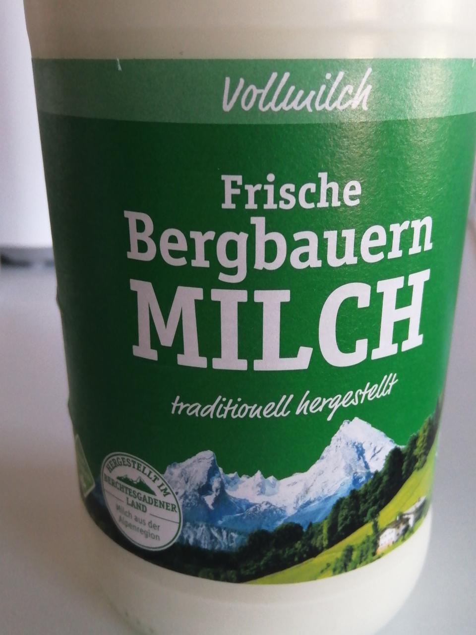 Fotografie - Frische Bergbauern Milch 3,5% Fett Berchtesgadener Land