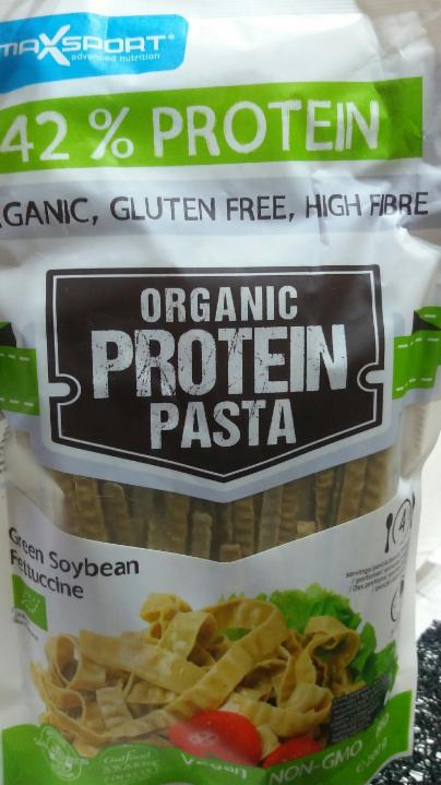 Fotografie - Organic protein pasta green soybean fettuccine MaxSport