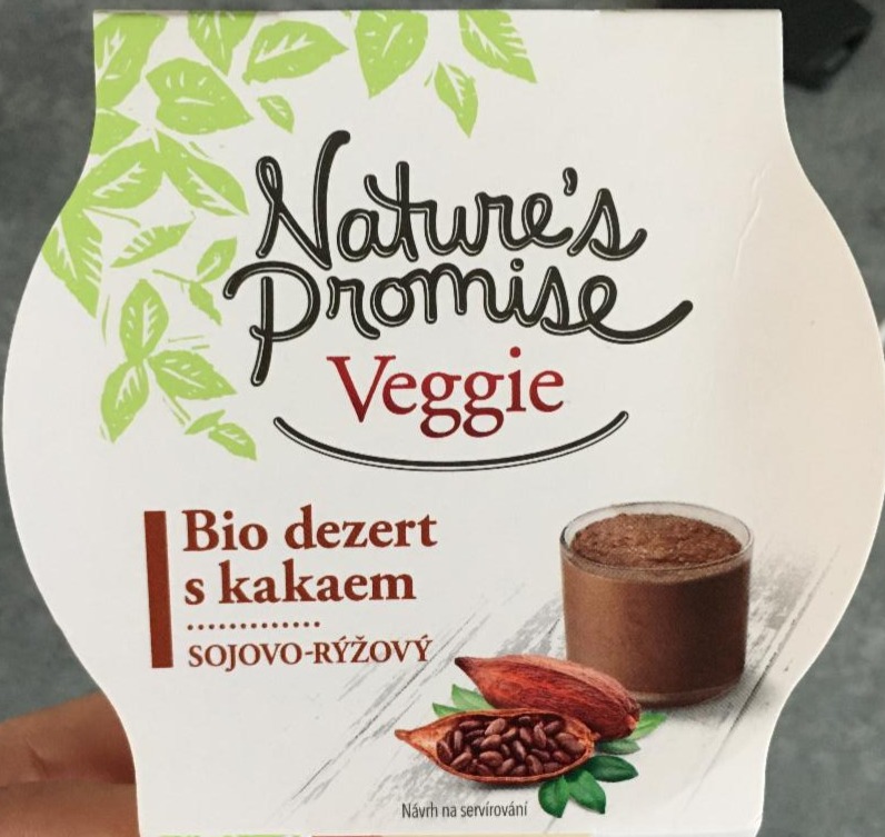 Fotografie - Bio dezert s kakaem sojovo-rýžový Nature’s promise