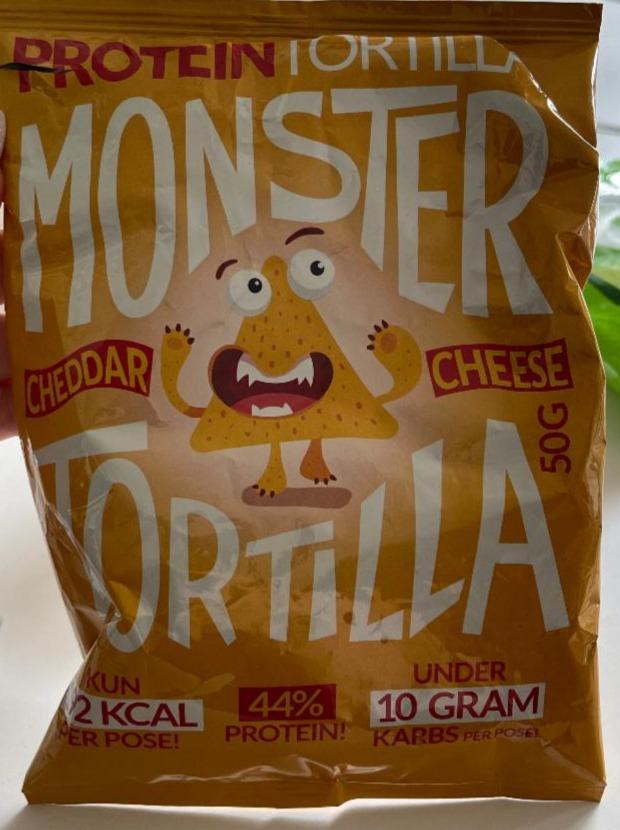 Fotografie - Tortilla Cheddar Cheese Chips Monster